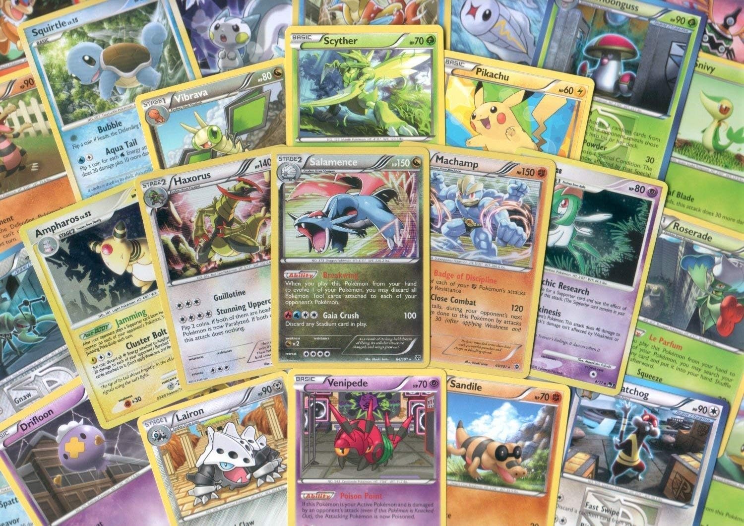 100 Assorted Pokemon Trading Cards.